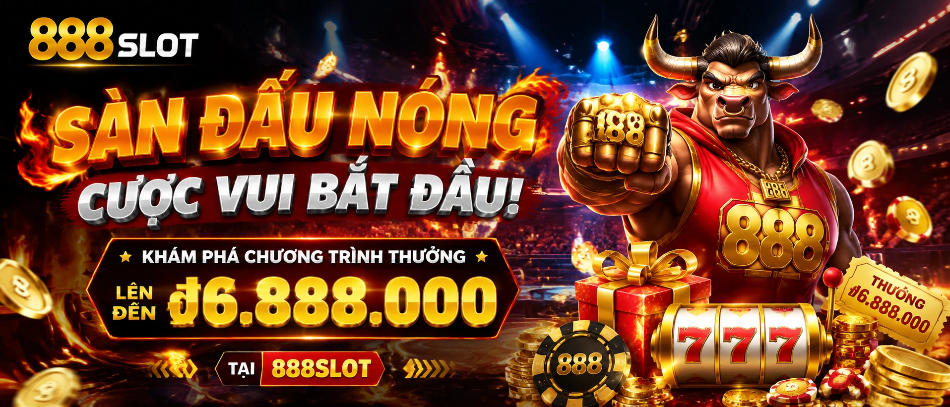 Phòng Đá Gà Trực Tiếp hiển thị trên 888slot