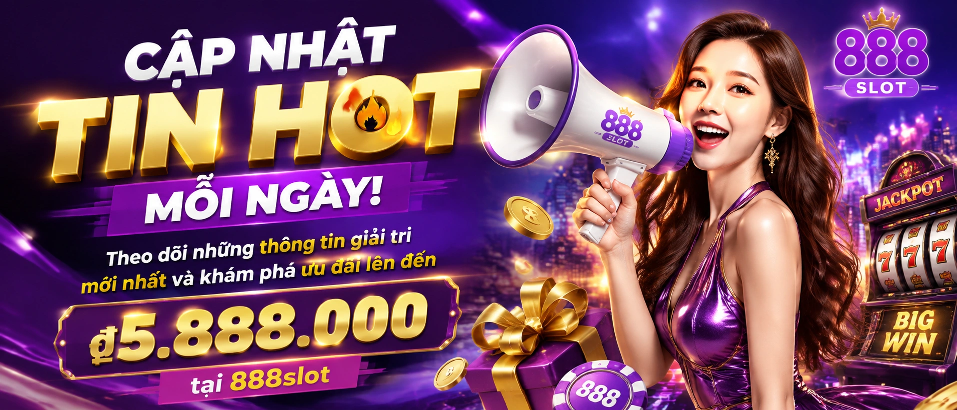 Giao diện tin tức 888slot với cập nhật mới nhất và ưu đãi nổi bật